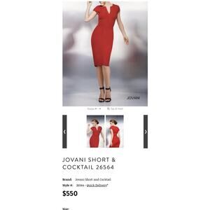 Jovani Black Body Con Dress Size 2 Style # 26564. Cocktail Dress Wedding Dress